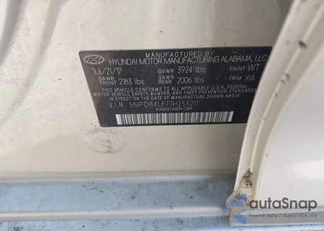 2018 Hyundai Elantra Sel from USA, damaged, VIN 5NPD84LF7JH253211